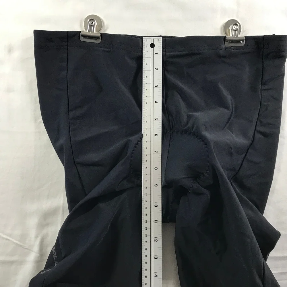 Pearl Izumi Mens XL Black Padded Cycling Bike Shorts Recycled Nylon Athletic